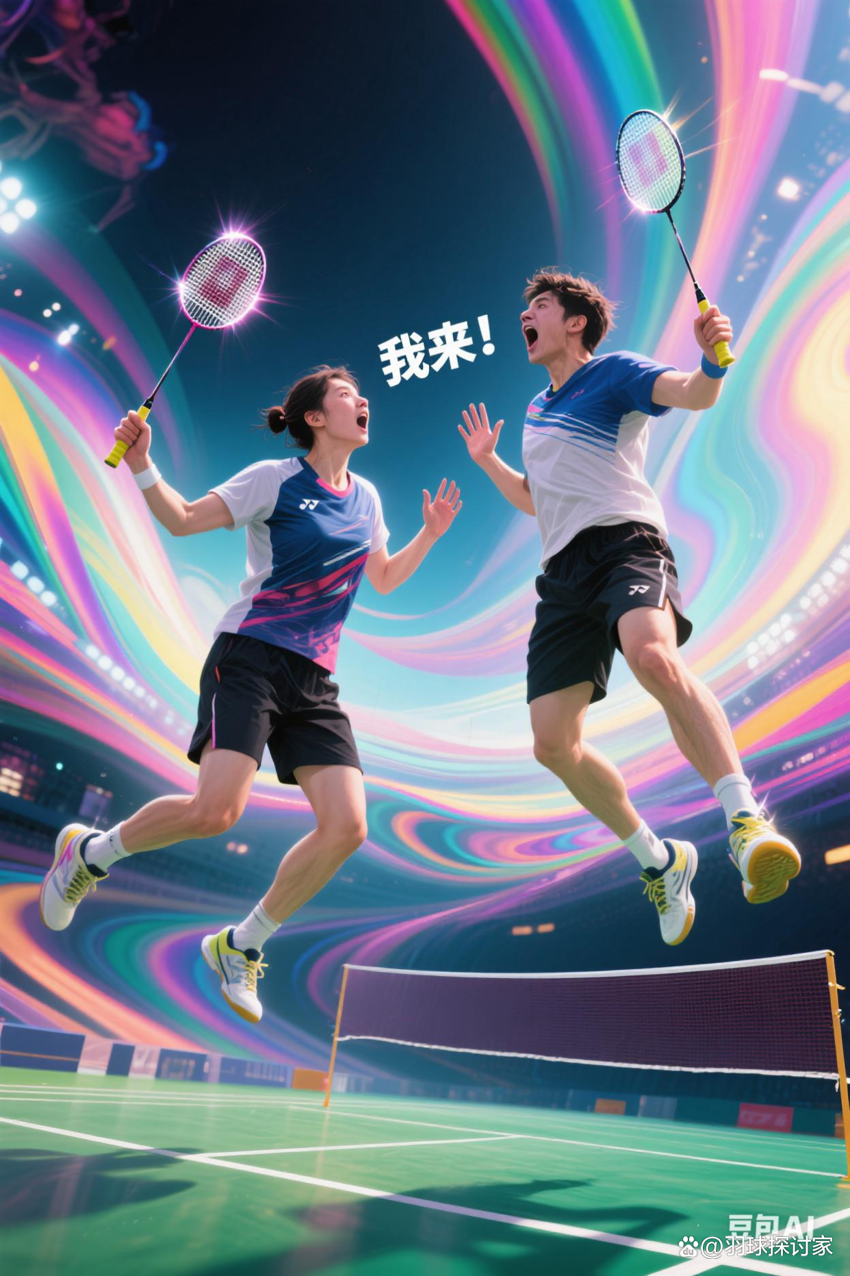 羽毛球双打(羽毛球双打边界线)